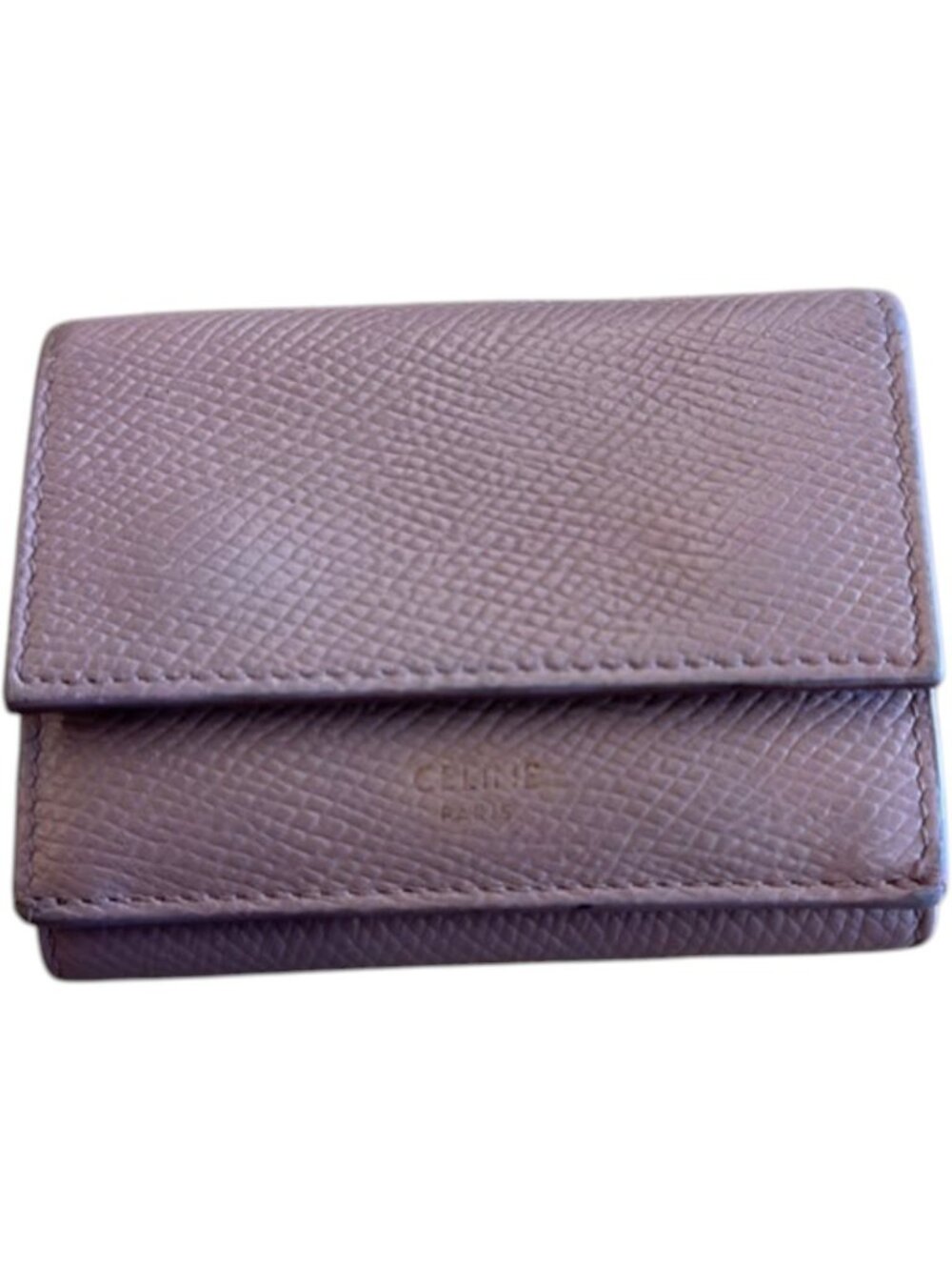 594152CR C1 Celine Wallet Pink Leather